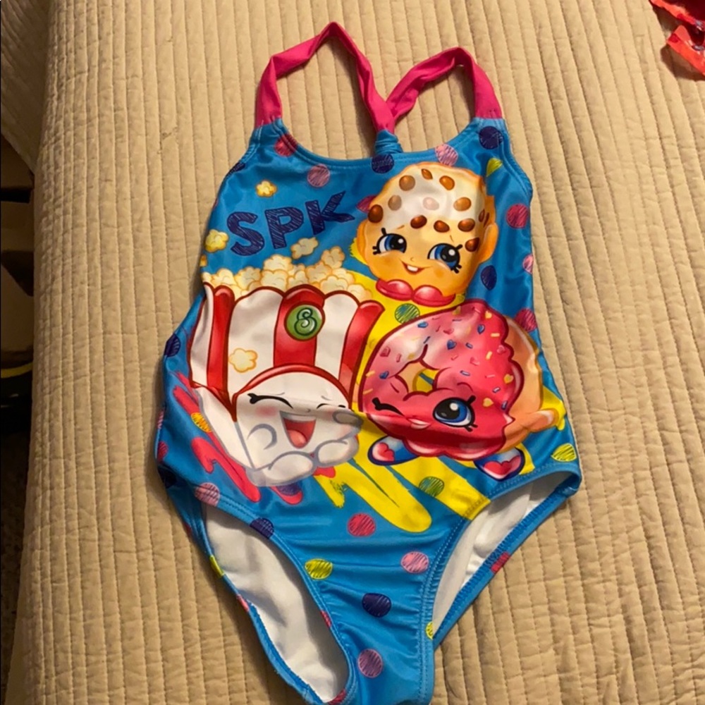 Shopkins one-piece swimsuit, girls XS